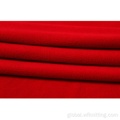 Polyester Fleece Jacket Stretch Brushed 100% Polyester Polar Fleece Fabric Factory